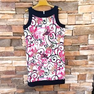 Sleeveless Paisley Dress